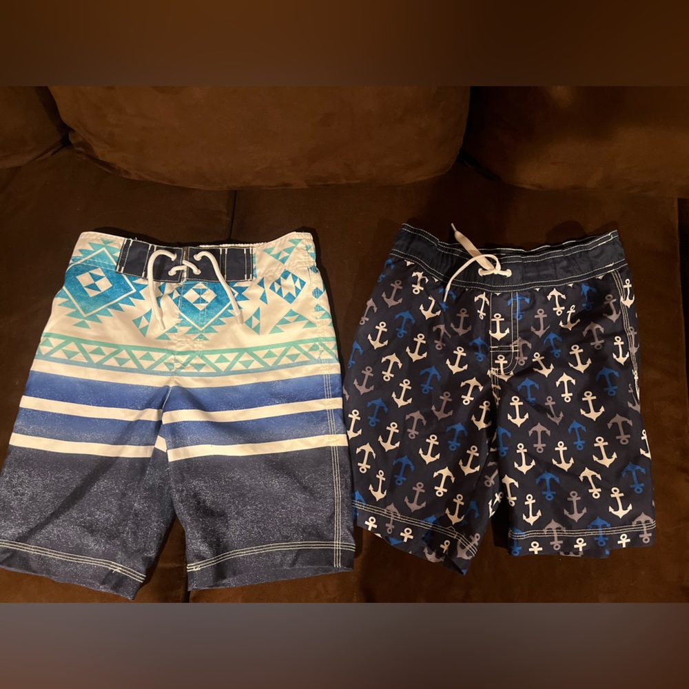 2 boys swim suits Gymboree size Small (5-6)